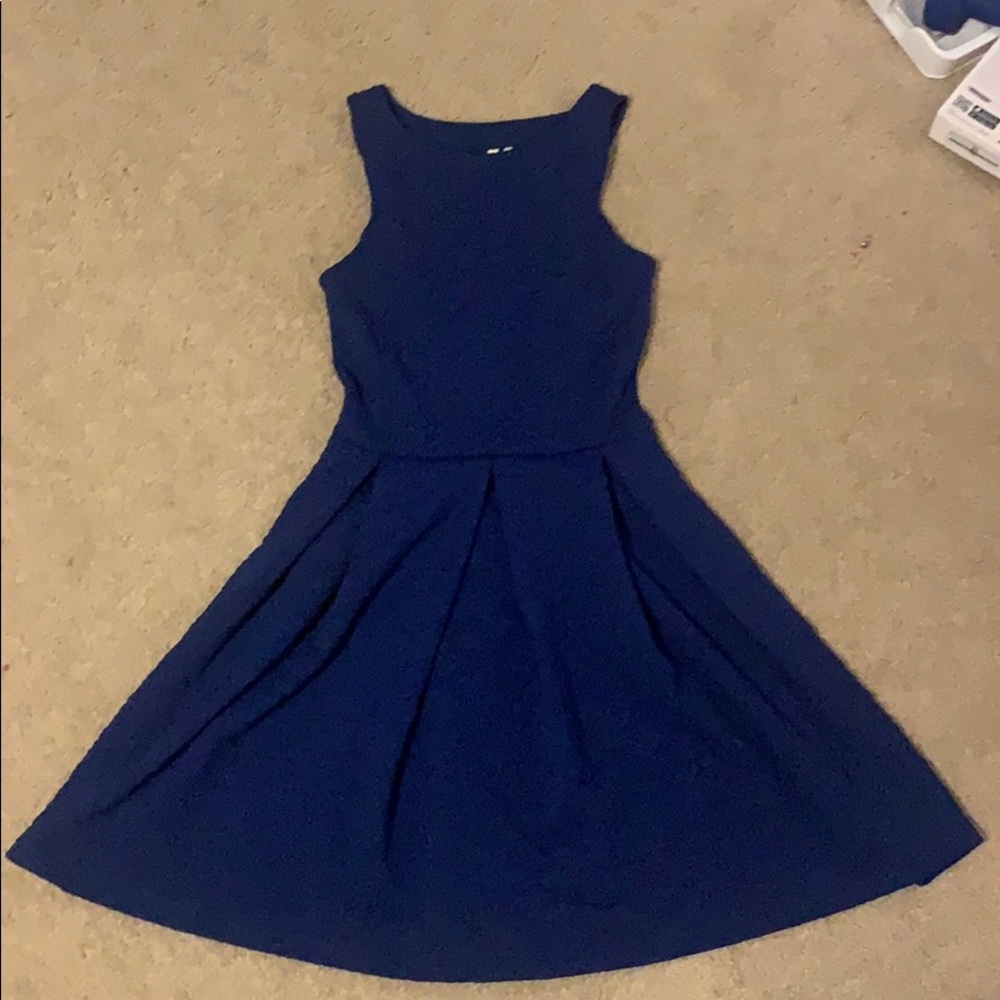 Srenchi A line dress navy